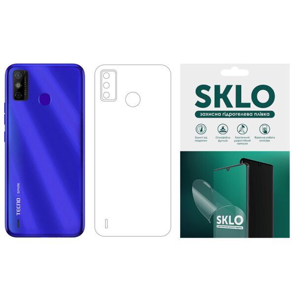 

Защитная гидрогелевая пленка SKLO (тыл) для TECNO POP 4 Прозрачный