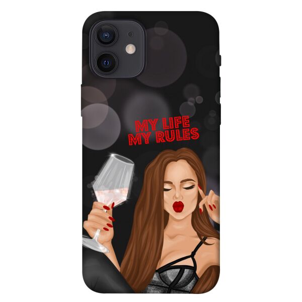 

Чехол itsPrint My life my rules для Apple iPhone 12 (6.1")