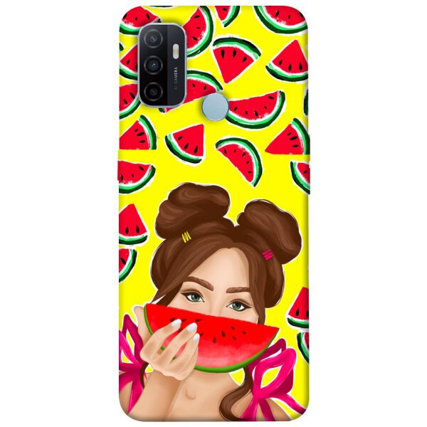 

Чехол itsPrint Watermelon girl для Oppo A53 / A32 / A33