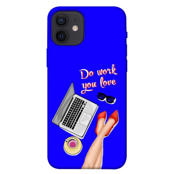 

Чехол itsPrint Do work you love для Apple iPhone 12 (6.1")