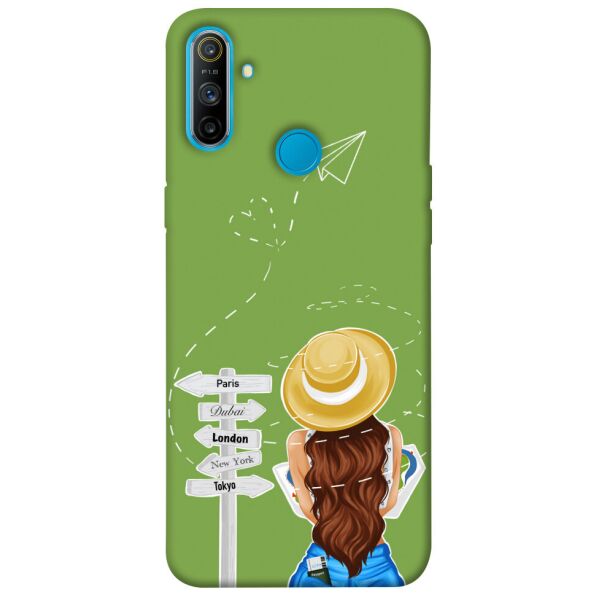 

Чехол itsPrint Travel girl для Realme C3