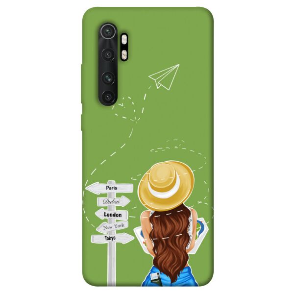 

Чехол itsPrint Travel girl для Xiaomi Mi Note 10 Lite
