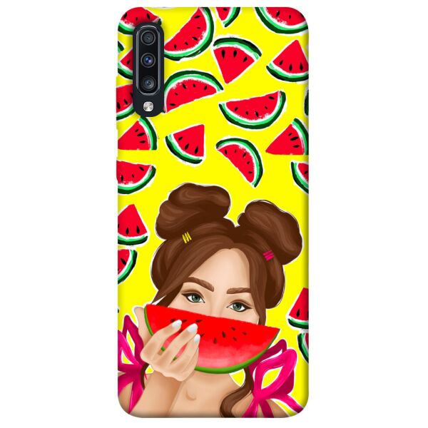

Чехол itsPrint Watermelon girl для Samsung Galaxy A70 (A705F)