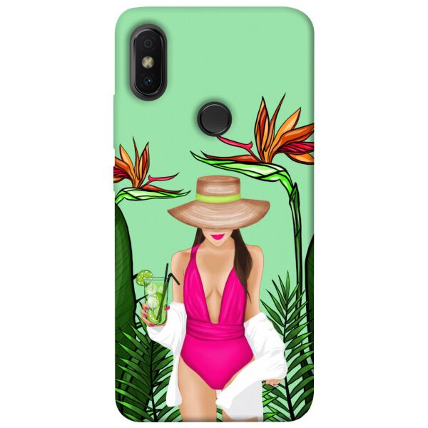 

Чехол itsPrint Tropical girl для Xiaomi Redmi S2