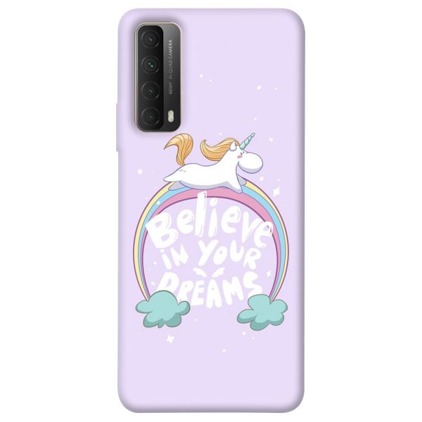 

Чехол itsPrint Believe in your dreams unicorn для Huawei P Smart (2021)