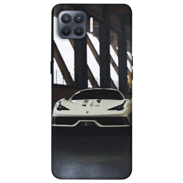 

Чехол itsPrint White sportcar для Oppo Reno 4 Lite