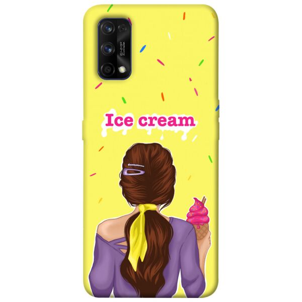 

Чехол itsPrint Ice cream girl для Realme 7 Pro