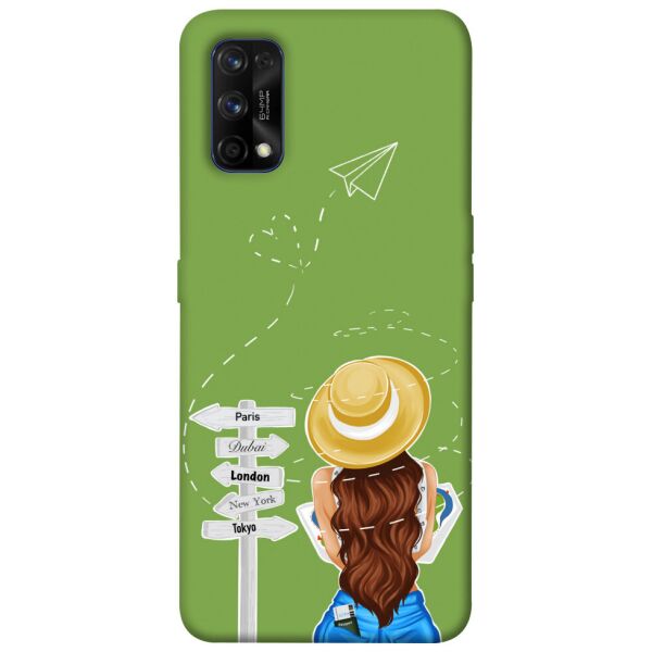 

Чехол itsPrint Travel girl для Realme 7 Pro
