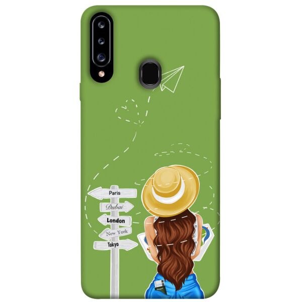 

Чехол itsPrint Travel girl для Samsung Galaxy A20s