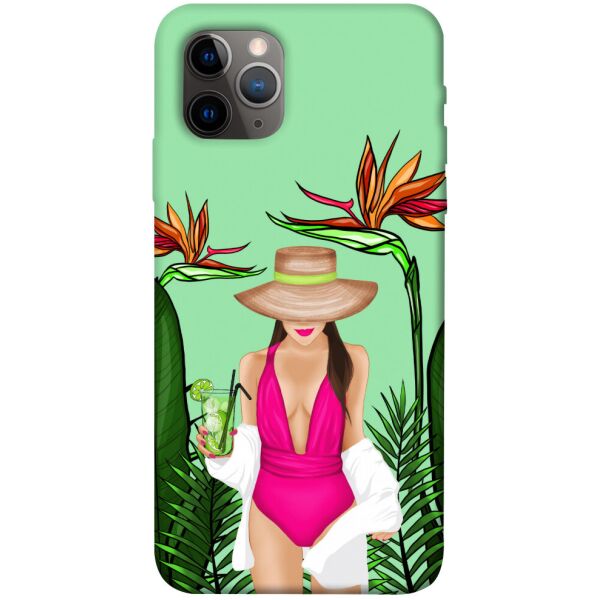 

Чехол itsPrint Tropical girl для Apple iPhone 11 Pro (5.8")