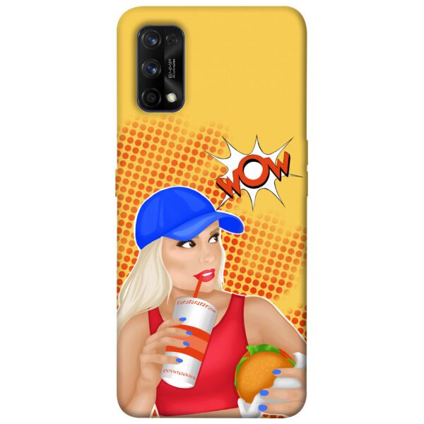 

Чехол itsPrint Wow burger для Realme 7 Pro