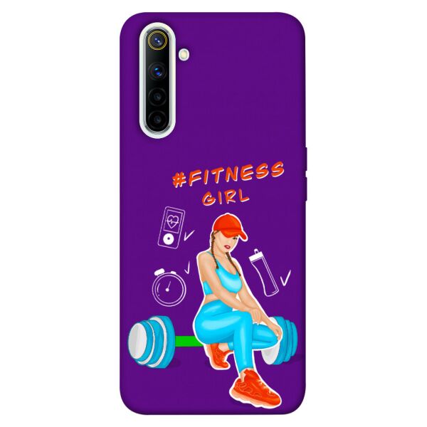 

Чехол itsPrint Fitness girl для Realme 6