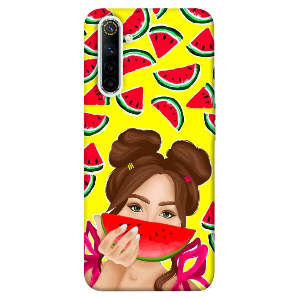 

Чехол itsPrint Watermelon girl для Realme 6