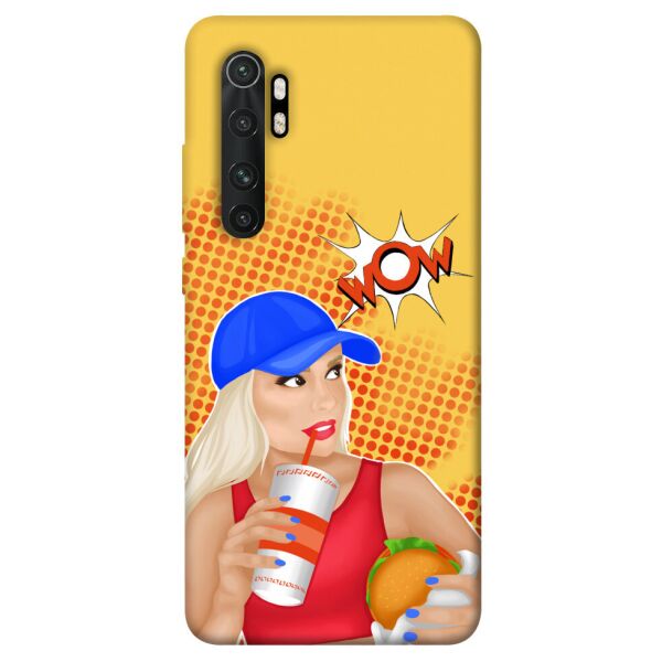 

Чехол itsPrint Wow burger для Xiaomi Mi Note 10 Lite
