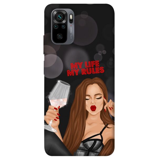 

Чехол itsPrint My life my rules для Xiaomi Redmi Note 10