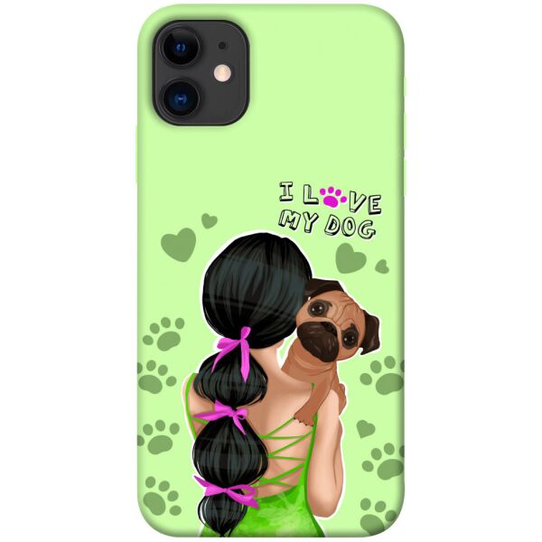 

Чехол itsPrint Love my dog для Apple iPhone 11 (6.1")
