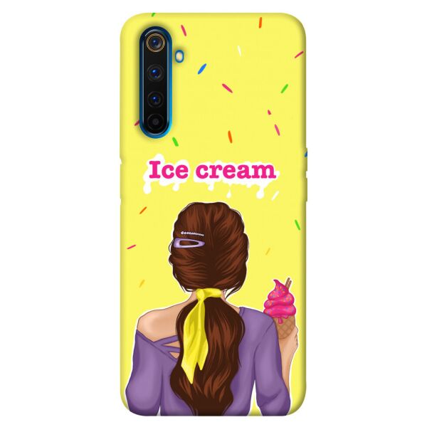 

Чехол itsPrint Ice cream girl для Realme 6 Pro