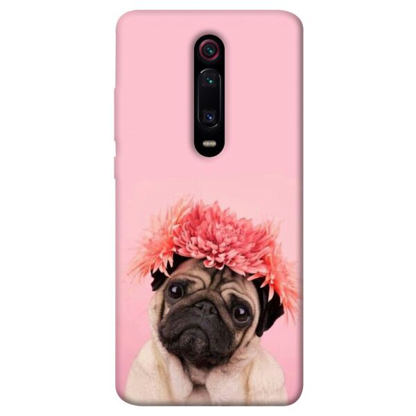 

Чехол itsPrint Мопс с цветами для Xiaomi Redmi K20 / K20 Pro / Mi9T / Mi9T Pro