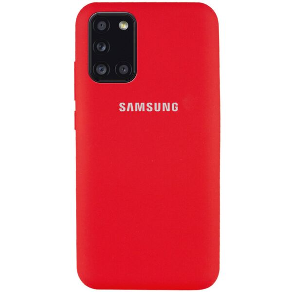 

Чехол Silicone Cover Full Protective (AA) для Samsung Galaxy A31 Красный / Red