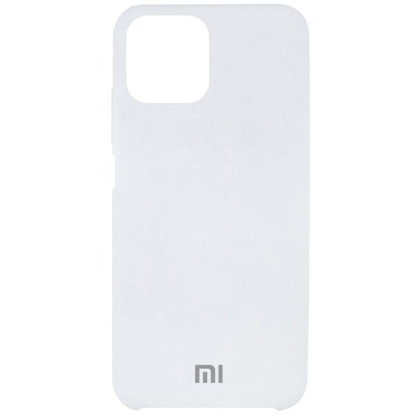 

Чехол Silicone Cover Full Protective (AAA) для Xiaomi Mi 11 Lite Белый / White