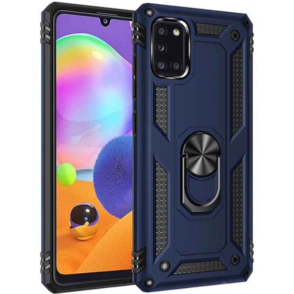 

Ударопрочный чехол Serge Ring for Magnet для Samsung Galaxy A31 Темно-синий