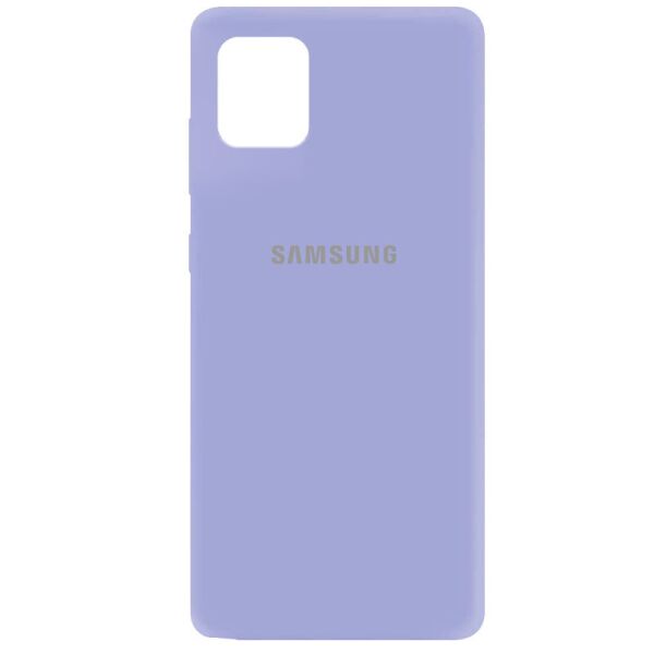 

Чехол Silicone Cover My Color Full Protective (A) для Samsung Galaxy Note 10 Lite (A81) Сиреневый / Dasheen