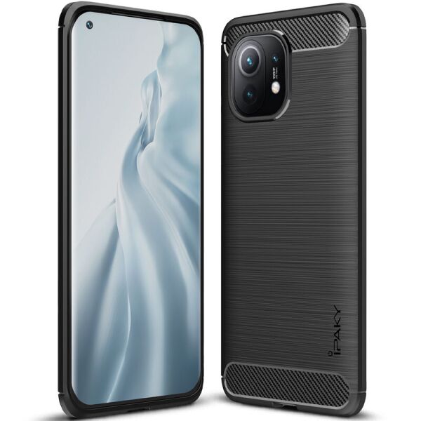 

TPU чехол iPaky Slim Series для Xiaomi Mi 11 Lite Черный