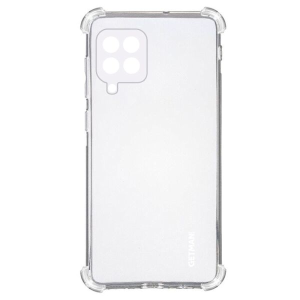 

TPU чехол GETMAN Ease logo усиленные углы для Samsung Galaxy A12 / M12 Бесцветный (прозрачный)