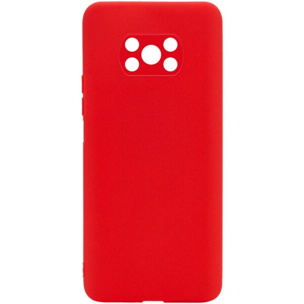 

Силиконовый чехол Candy Full Camera для Xiaomi Poco X3 NFC / Poco X3 Pro Красный / Red