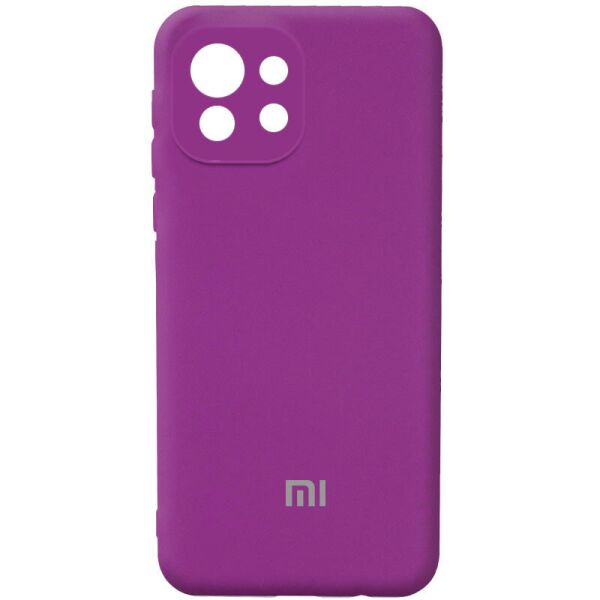 

Чехол Silicone Cover Full Camera (AA) для Xiaomi Mi 11 Lite Фиолетовый / Grape