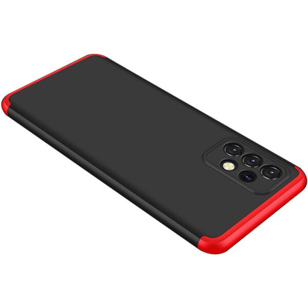 

Пластиковая накладка GKK LikGus 360 градусов (opp) для Samsung Galaxy A52 4G / A52 5G Черный / Красный