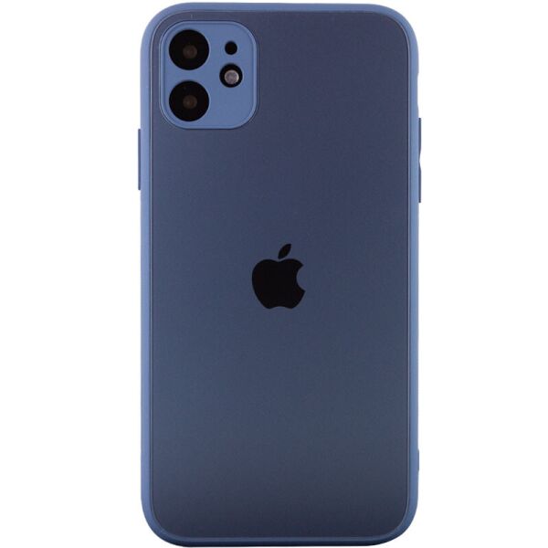 

TPU+Glass чехол Matte Candy Full camera для Apple iPhone 11 (6.1") Синий