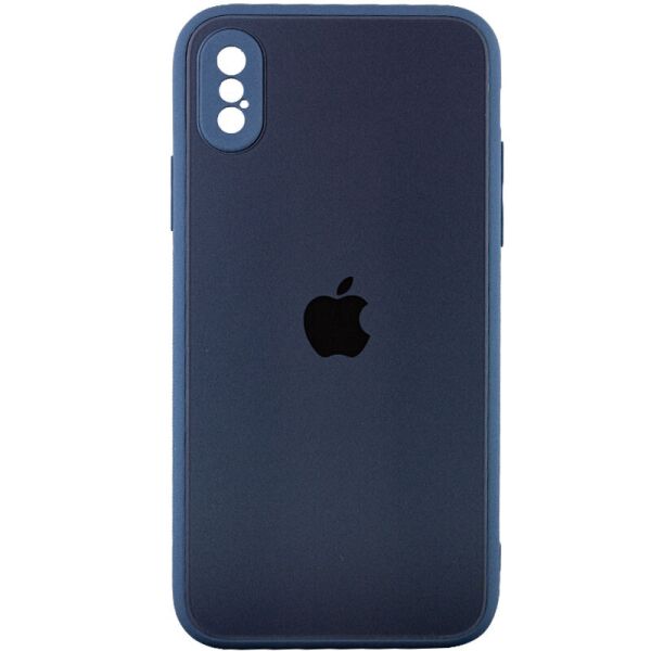 

TPU+Glass чехол Matte Candy Full camera для Apple iPhone XS Max (6.5") Синий