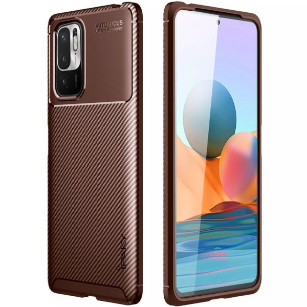 

TPU чехол iPaky Kaisy Series для Xiaomi Redmi Note 10 5G / Poco M3 Pro Коричневый