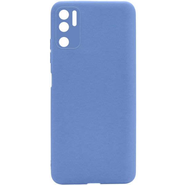 

Силиконовый чехол Candy Full Camera для Xiaomi Redmi Note 10 5G / Poco M3 Pro Голубой / Mist blue