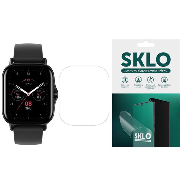 

Защитная гидрогелевая пленка SKLO (экран) 4шт. для Amazfit GTR Прозрачный