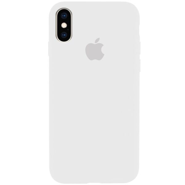 

Чехол Silicone Case Full Protective (AA) для Apple iPhone X (5.8") / XS (5.8") Белый / White