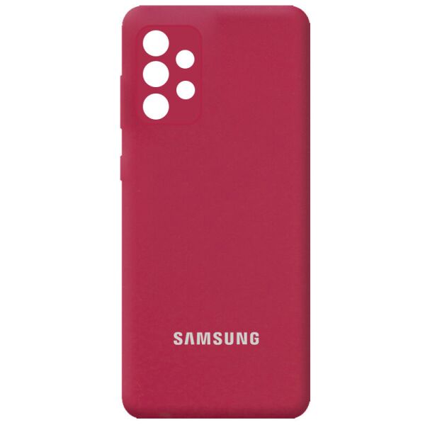 

Чехол Silicone Cover Full Camera (AA) для Samsung Galaxy A32 4G Красный / Rose Red