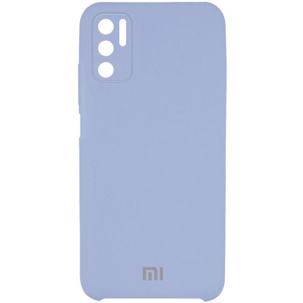 

Чехол Silicone Cover Full Camera (AAA) для Xiaomi Redmi Note 10 5G / Poco M3 Pro Голубой / Lilac Blue