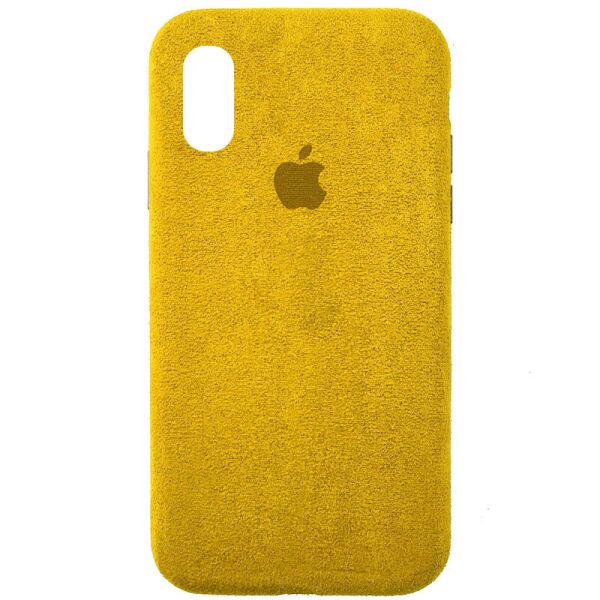 

Чехол ALCANTARA Case Full для Apple iPhone X / XS (5.8") Желтый