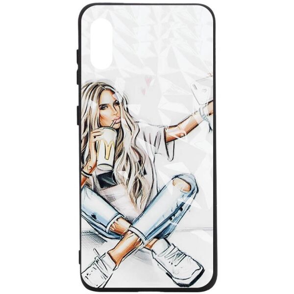 

TPU+PC чехол Prisma Ladies для Samsung Galaxy A02 Selfie