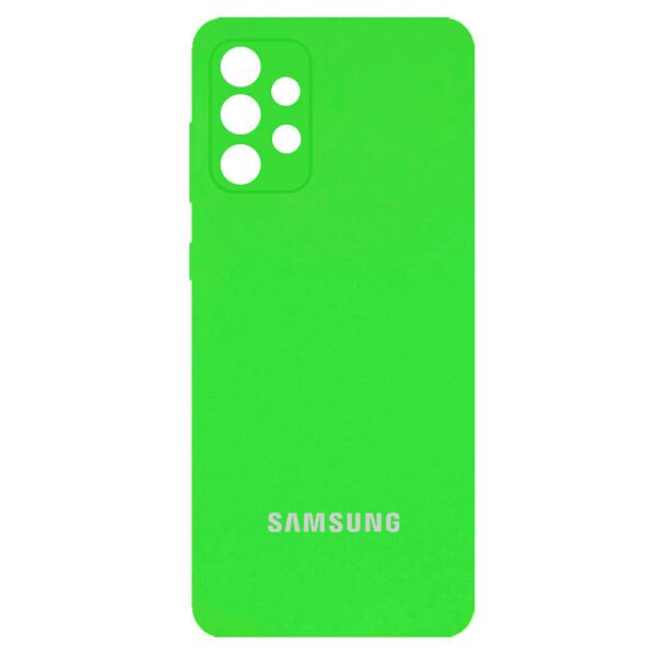 

Чехол Silicone Cover Full Camera (AA) для Samsung Galaxy A52 4G / A52 5G Салатовый / Neon green