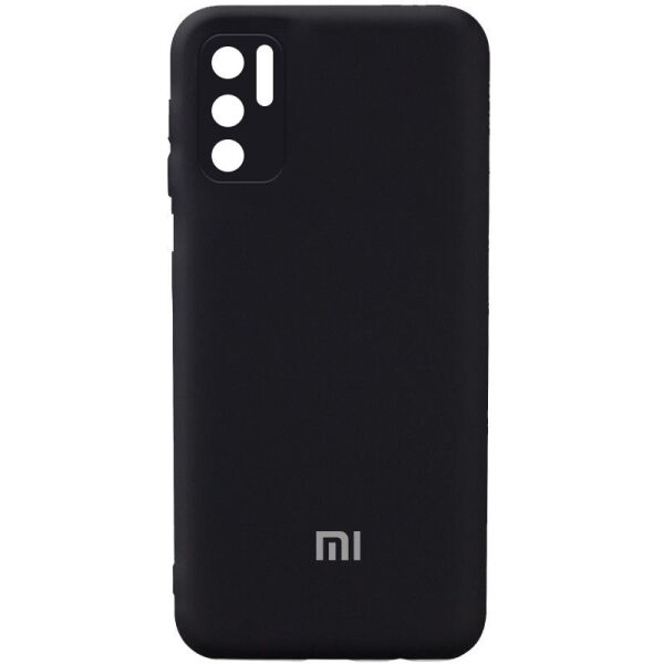 

Чехол Silicone Cover Full Camera (AA) для Xiaomi Redmi Note 10 5G / Poco M3 Pro Черный / Black