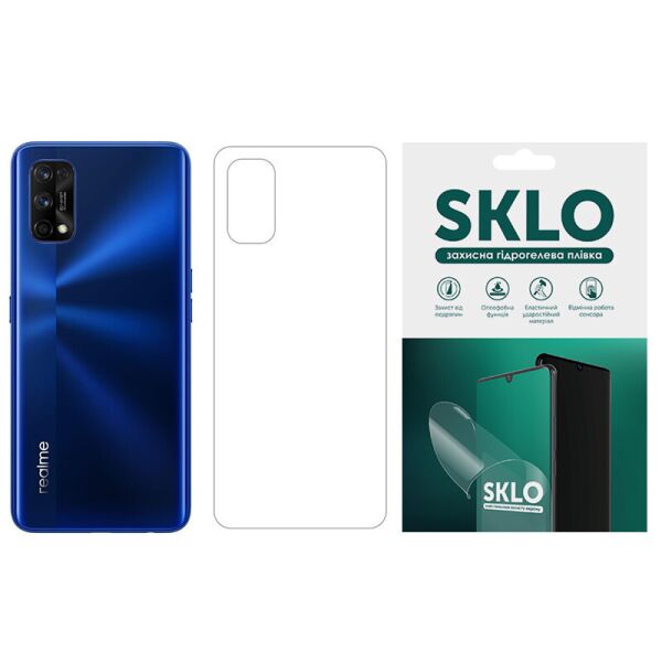

Защитная гидрогелевая пленка SKLO (тыл) для Realme C3 (dual camera) Прозрачный