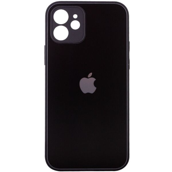 

TPU+Glass чехол Matte Candy Full camera для Apple iPhone 12 (6.1") Черный