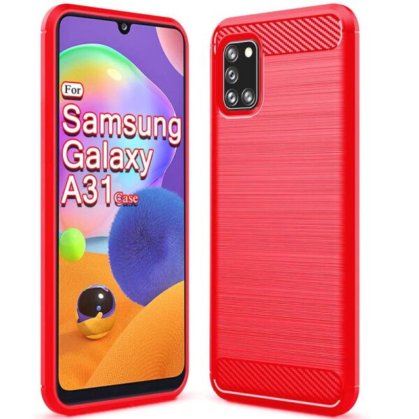 

TPU чехол Slim Series для Samsung Galaxy A31 Красный