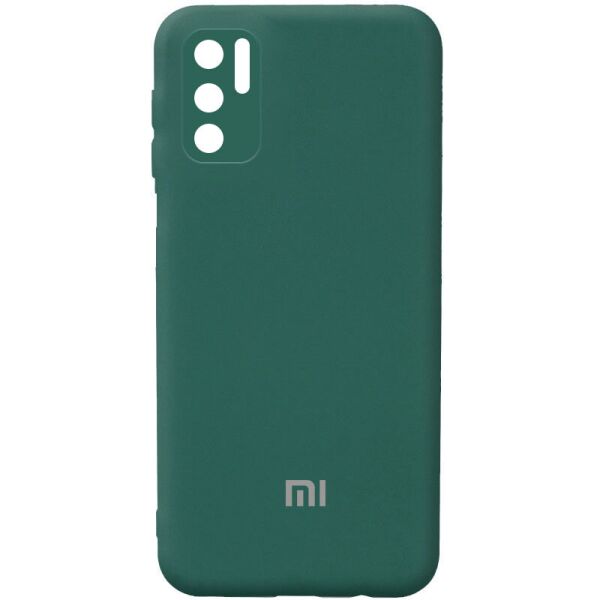 

Чехол Silicone Cover Full Camera (AA) для Xiaomi Redmi Note 10 5G / Poco M3 Pro Зеленый / Pine green