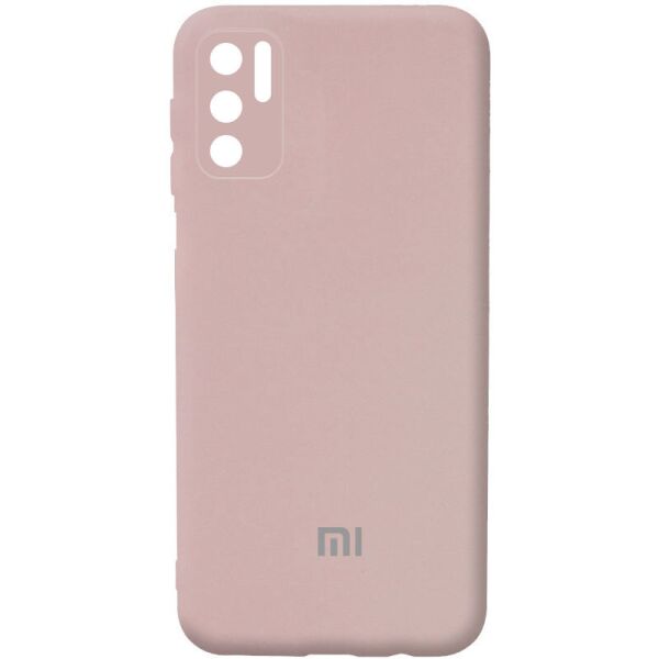 

Чехол Silicone Cover Full Camera (AA) для Xiaomi Redmi Note 10 5G / Poco M3 Pro Розовый / Pink Sand
