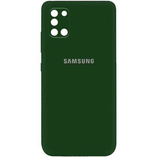 

Чехол Silicone Cover My Color Full Camera (A) для Samsung Galaxy A31 Зеленый / Dark green