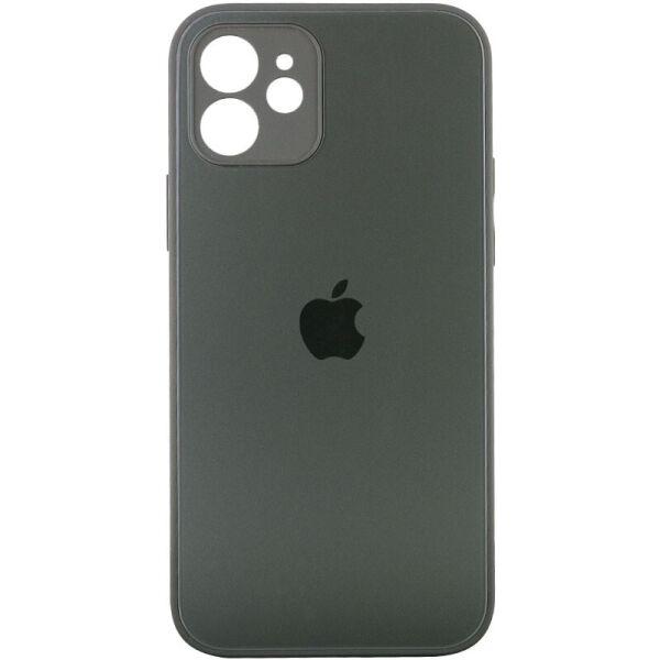 

TPU+Glass чехол Matte Candy Full camera для Apple iPhone 12 mini (5.4") Зеленый
